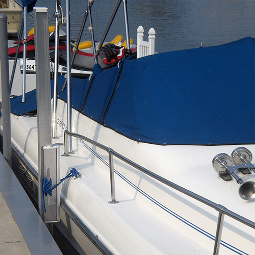 close-up product Nauti-GLIDE on boat by deck