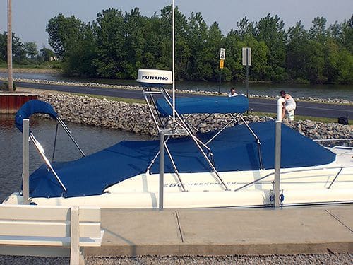 close-up product Nauti-GLIDE on boat by deck